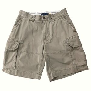 Polo Ralph Lauren Mens Gellar Cargo Shorts 34 Tan Classic Fit Heavy Work Utility
